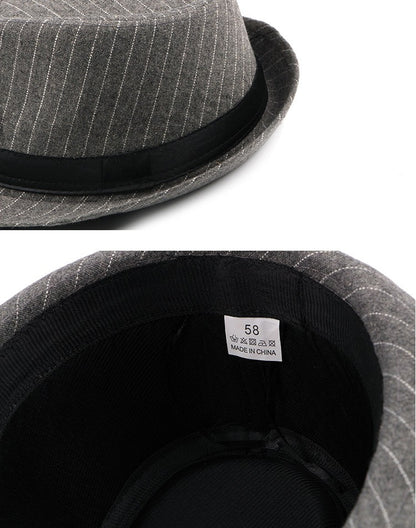 Chapéu de Lã para Casamento Primavera Verão para Homens de Meia-Idade, Casal, Moda Outono Inverno, Festa Xadrez, Design de Luxo, Chapéu Jazz Fedora para Mulheres