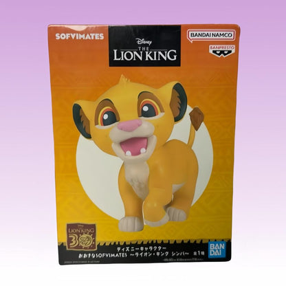 Em Estoque Banpresto Bandai O Rei Leão Sofvimtes Simba Cerca de 14Cm Estilo Fofo Novo e Lacrado Presentes Selecionados Enfeite de Mesa