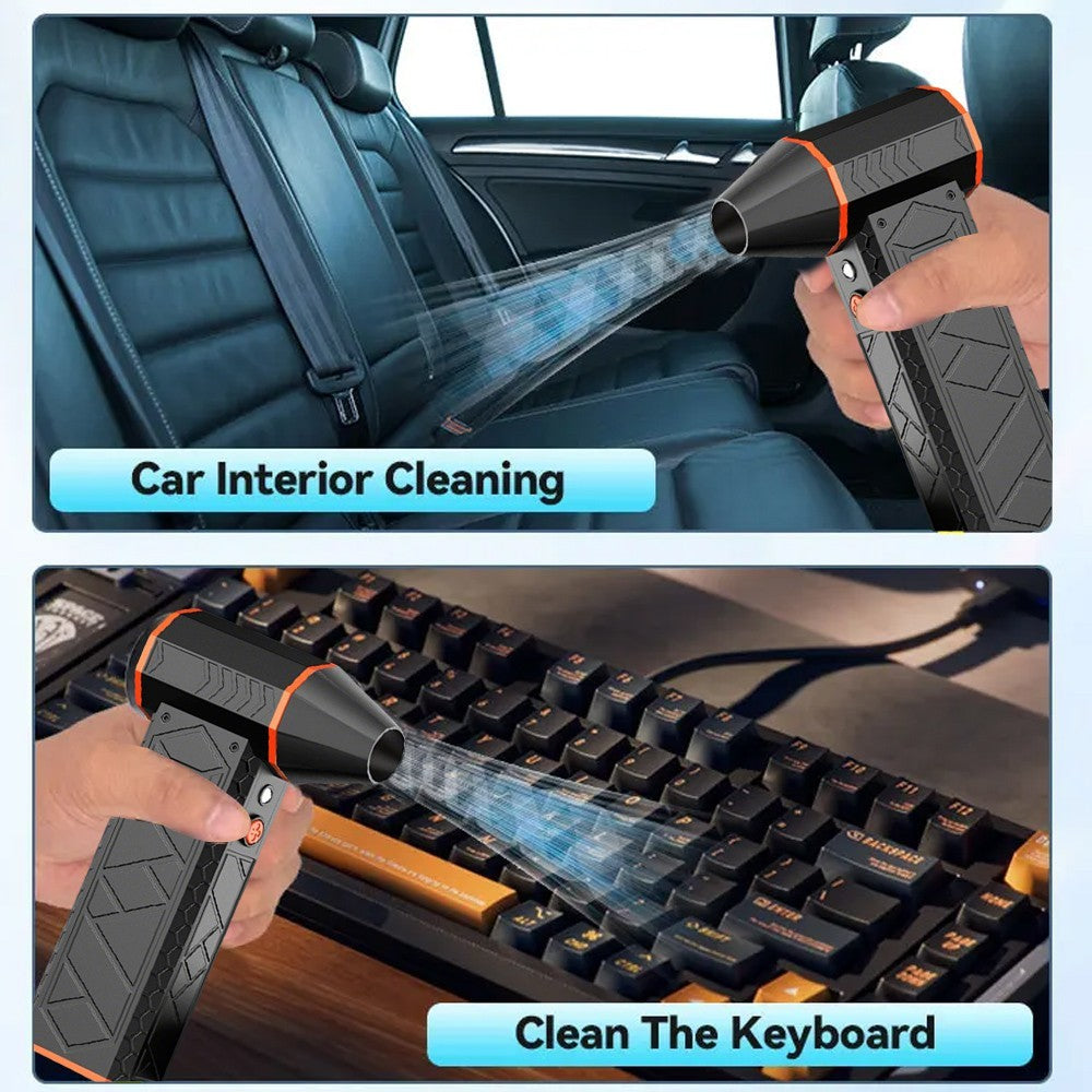 180000PRM Portable Electric Air Blower Turbo Jet Fan Brushless Motor HighSpeed Mini Turbo Jet Fan Adjustable Wind Violent Blower