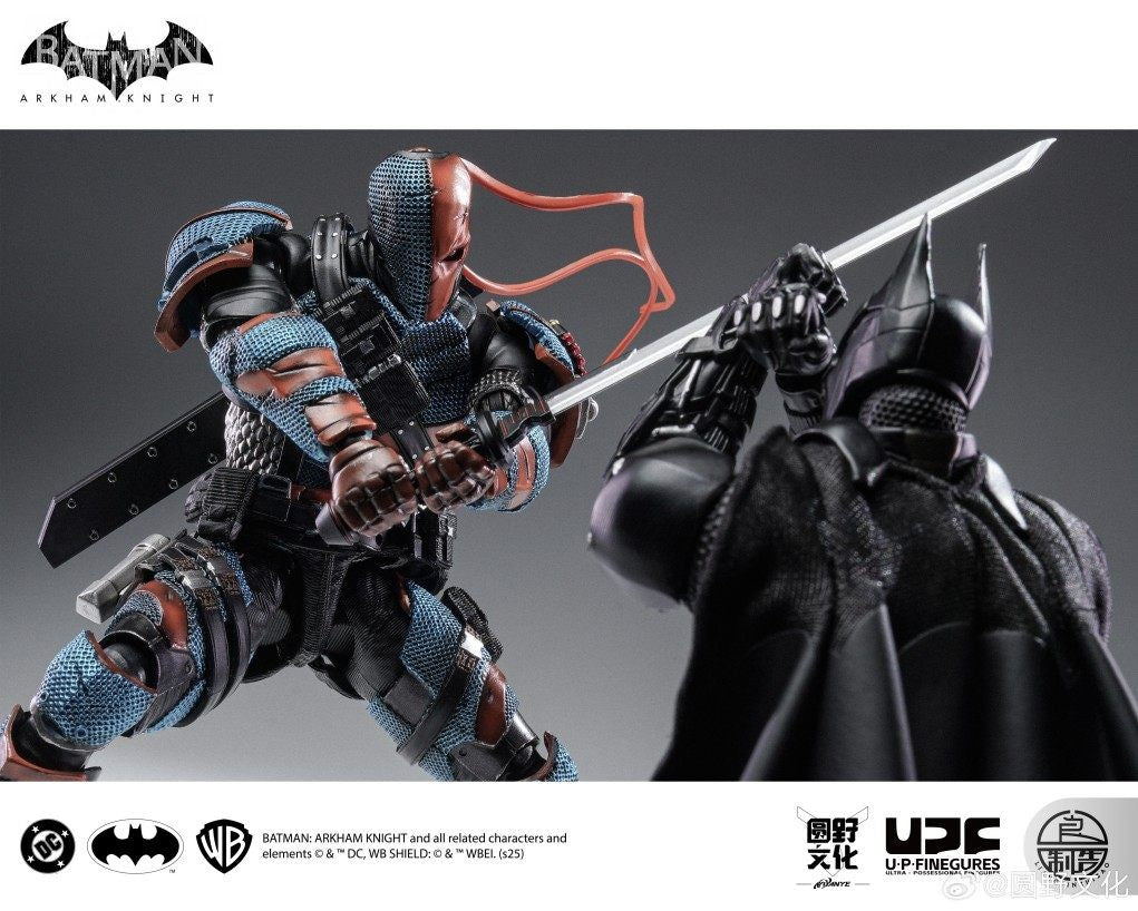 In Stock 1/12 Upfinegures Lpzz Deathstroke Arkham Knight Game Peripherals DC002 Anime Action Figure Model Toy Collectibles Gift