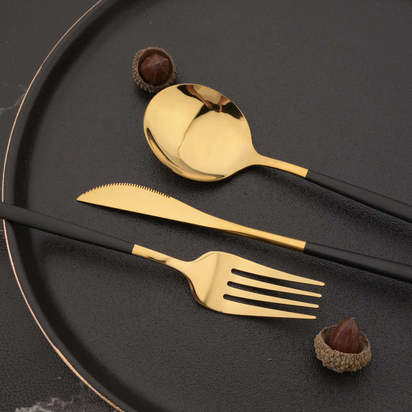 Conjunto de 6 Garfos de Jantar de Aço Inoxidável Polido Talheres Dourados Prateados Utensílios de Cozinha Ocidentais Garfos de Mesa para Restaurante