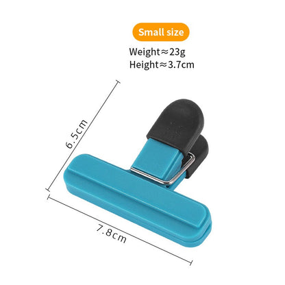 2pcs Portable Sealing Clips for Food Bags Plastic Kitchen Tool Keep Coffee/Bread/Chips/Snacks Fresh