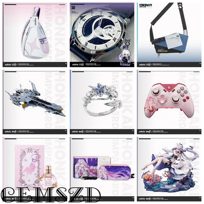 [Genuine] Anime Gift Box Set Official Game Genshin Impact Honkai Star Rail Zenless Zone Zero Honkai Impact 3RD&Tears of Themis