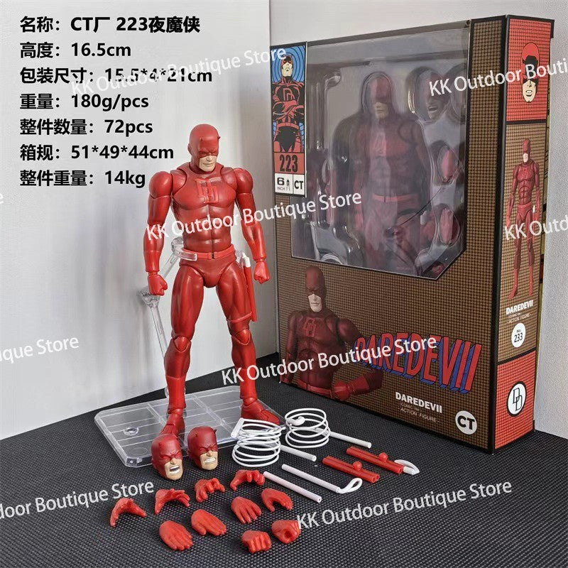 Novos Brinquedos Quentes Ct Demolidor Preto 999 Vermelho Mafex 223 Figura Versão Quadrinhos Anime Boneco de Ação Estatueta Estátua Modelo Presentes Brinquedos Infantis
