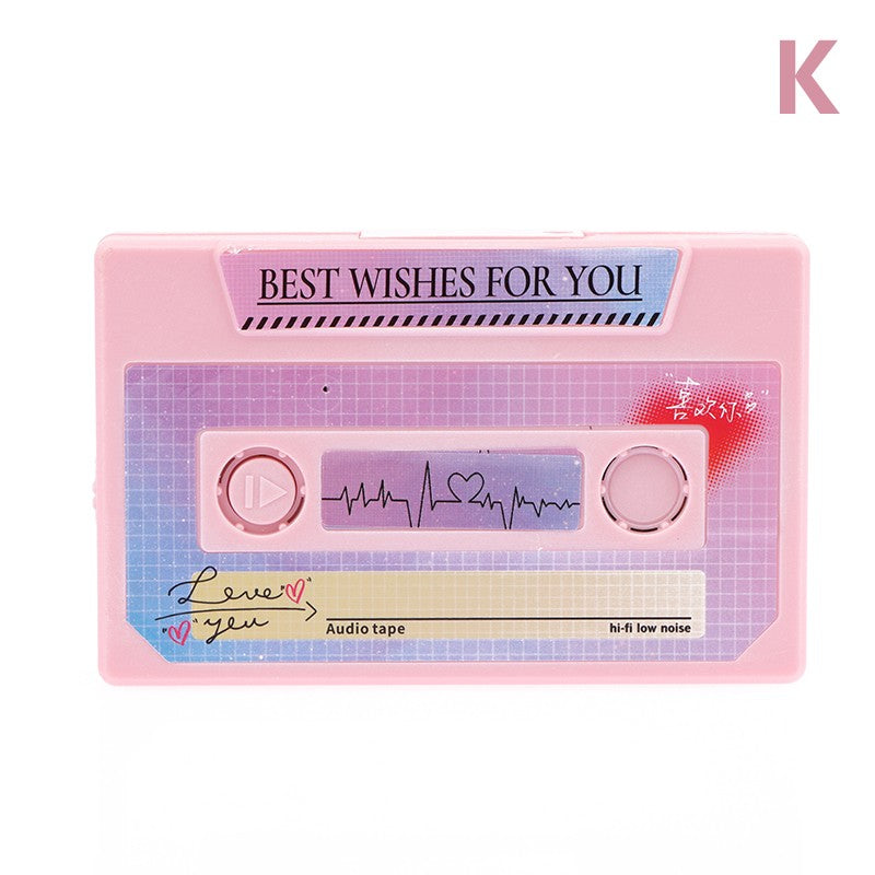 Recording Voice Card Tape Greeting Card Recordable 60 Seconds DIY Recording MusicCard Valentine's Day Anniversary Birthday Gift