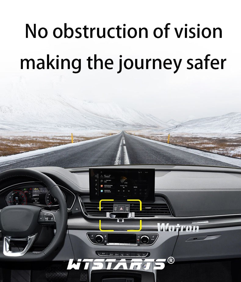 Para Skoda Octavia/PRO 2016-2023 Suporte de Celular Ajustável para Carro Suporte Móvel Gravidade GPS Rotativo Acessórios de Navegação