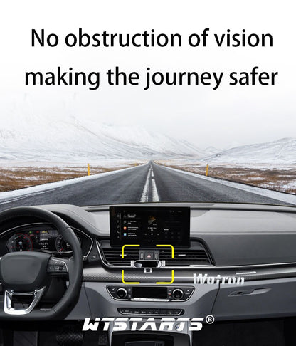 Para Skoda Octavia/PRO 2016-2023 Suporte de Celular Ajustável para Carro Suporte Móvel Gravidade GPS Rotativo Acessórios de Navegação