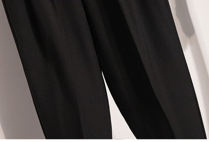 Plus Size Pants Woman 2025 Autumn Winter New Arrival High Waist Suit Pants High Quality Korean Style Straight Trousers