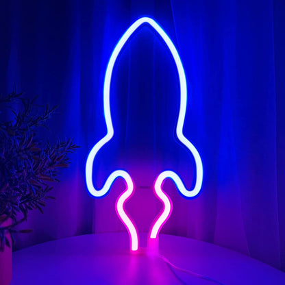 Neon Sign Alien Face Shaped Wall Hanging Lights for Home Game Room Saucerman  Plant LED Night Lamps Xmas Party Holiday Art Decor