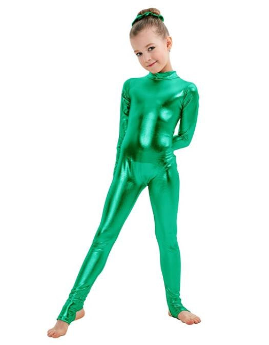 SPEERISE Toddler Sleeveless Leotard Boys Ballet Bodysuit Shiny Metallic Gymnastics Short Spandex Tank One-piece Unitards for Kid
