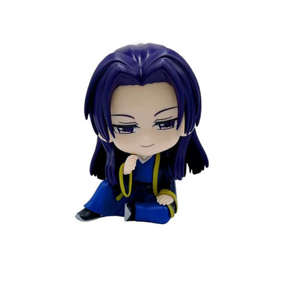 Miniatura Atacado Q Posket BANDAI Figure Demon Slayer 6un/12un/Conjuntos Kimetsu No Yaiba Pequenas Bonecas PVC Decoração de Mesa