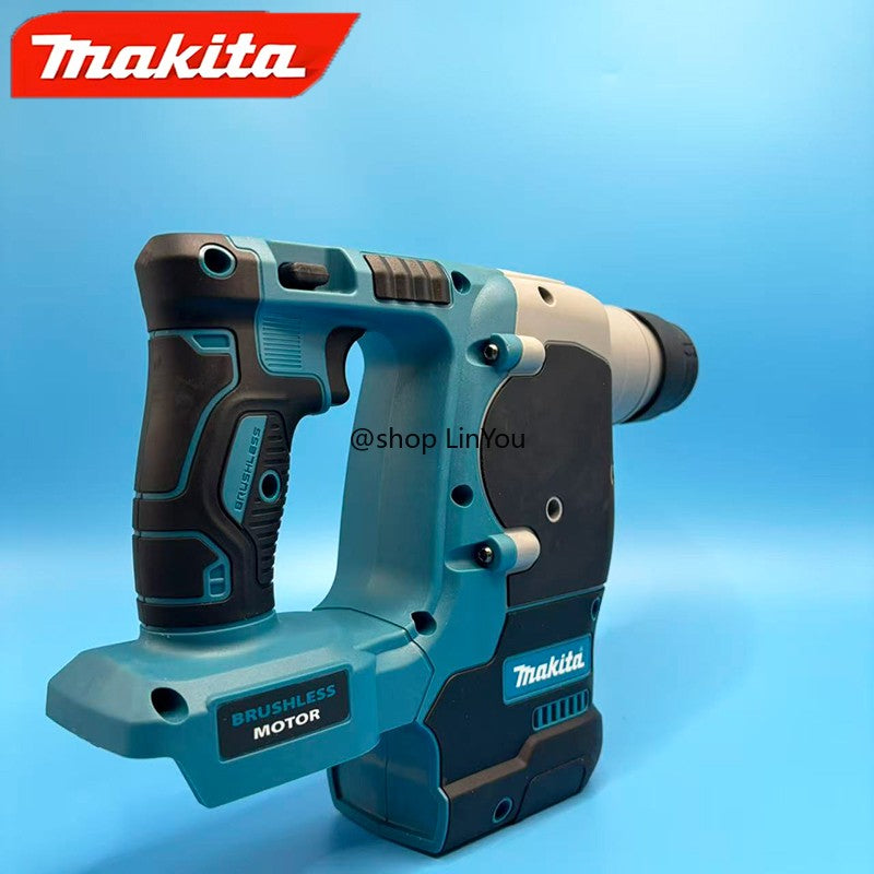 Furadeira de impacto sem fio Makita, sem escova, recarregável, para perfuração e cinzelamento, ferramenta de alta potência e torque