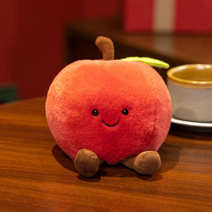 Cute Christmas Series Plush Toy Stuffed Soft Christmas Tree,Snow Globe, Apple Soft Doll Kids Christmas Gift Home Decoration