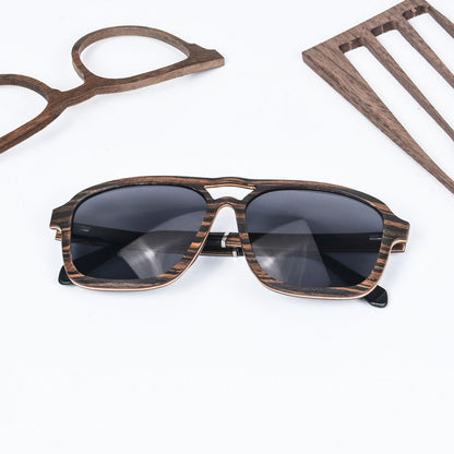 SHINU óculos de sol vintage de madeira masculinos óculos de sol polarizados masculinos madeira natural feitos à mão óculos de moda