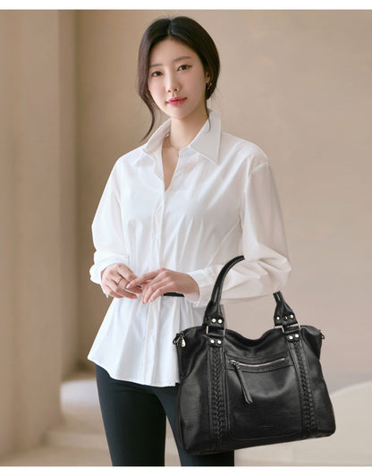 Genuine Brand Soft Leather Shoulder Crossbody Bags for Women Hot Luxury Handbag Women Bags Designer Casual Tote Messenger Bag