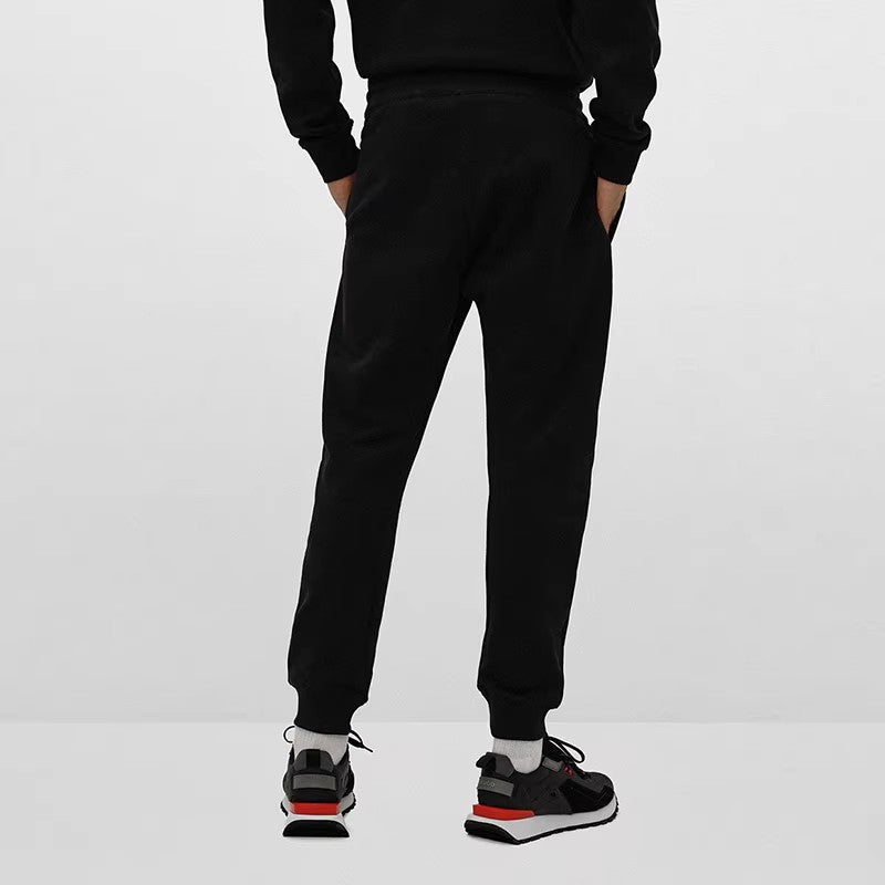Calça Masculina Casual Nova Estampa Personalizada Verão Slim Respirável Moletom Esportivo Corrida Retrô Preta Festa Social Roupa Urbana