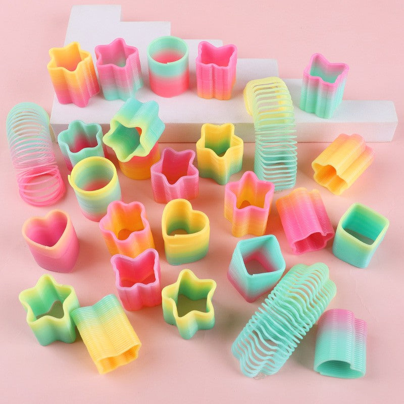 12/24Pcs Rainbow Magic Spring Toys for Kids Birthday Party Favors Pinata Fillers School Prize Wedding Christmas Boy Girl Gifts