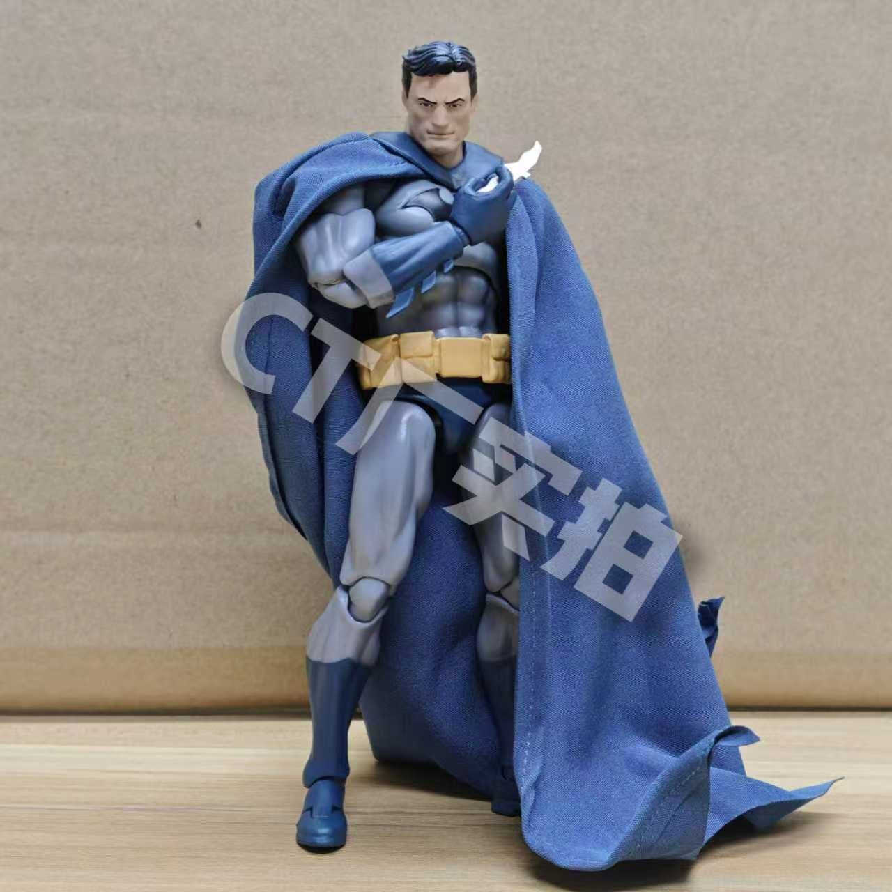 CT Toys Batman Figure Batman Mafex 105 Blue Version Bat Man Action Figures DC Justice League Hush Figurine Collection Toy gifts