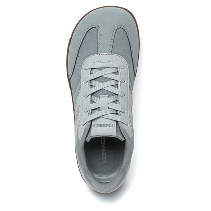 HOBIBEAR Barefoot Wide Toe Sneakers Unisex Zero Drop Minimalist Canvas Shoes Non Slip Lace Up Walking Sneaker