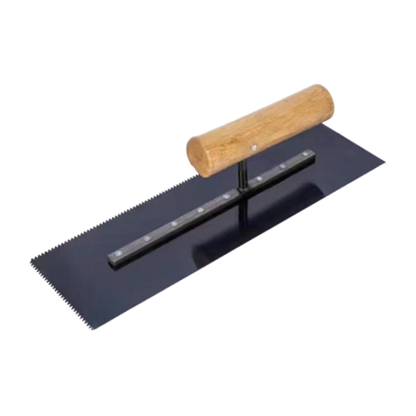 Desempenadeira dentada de 2 mm, ferramenta manual, desempenadeira de acabamento de concreto para construção, drywall, azulejo, cimento, alvenaria.