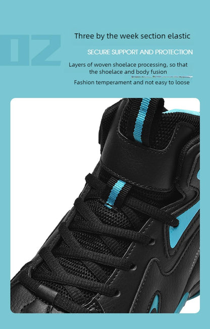 Men's plus size casual sneakers Four seasons breathable light outdoor basketball shoes fashion youth Joker sports running shoes