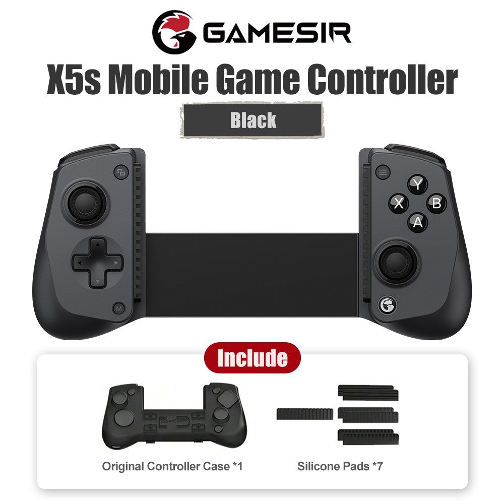 GameSir X5s Phone Gamepad for Android iOS Nintendo Switch 2/1 PC Wireless Controle Tri-mode Connectivity Hall Effect Sticks