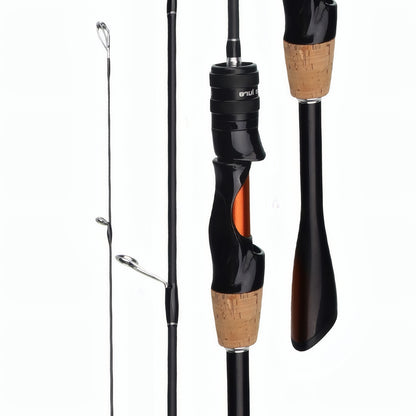 Vara de Pesca de Carpa, Baixo, Truta em Fibra de Carbono UL Ultraleve, Vara de Spinning e Casting, 1,8m 1,68m, Vara para Iscas Pequenas