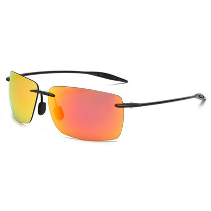 Óculos de Sol TR90 Ultraleves Masculino Feminino Sem Aro Driver Óculos de Sol para Dirigir Moda ao Ar Livre Pesca Caminhada Corrida Esportes