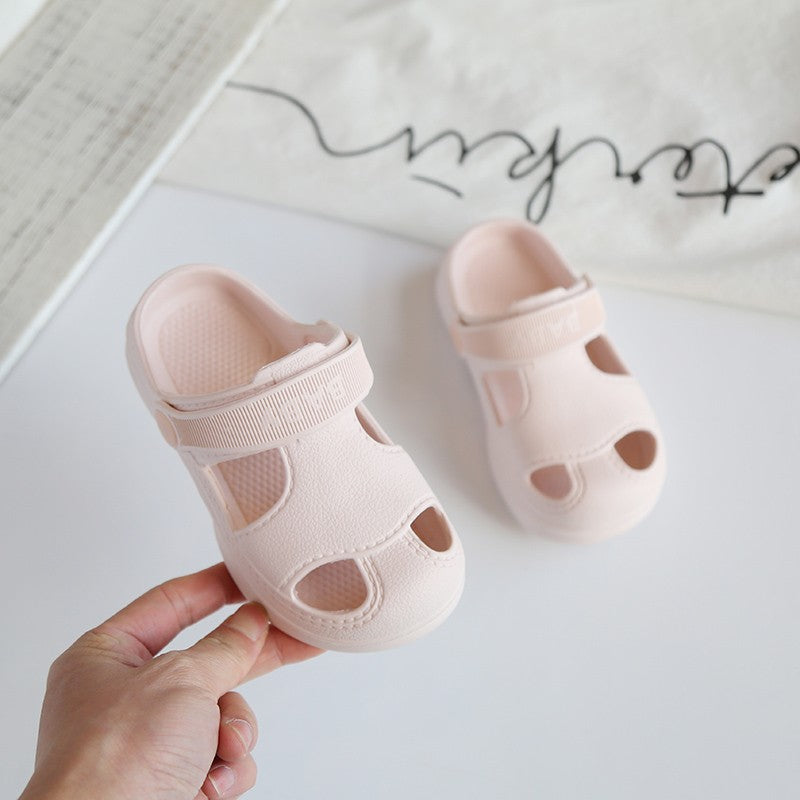 New Summer Children Shoes Non-Slip Slippers Baby Outdoor Fashion Hole Beach Sandals Slippers for Girl Boy Beach Children's Shoes
