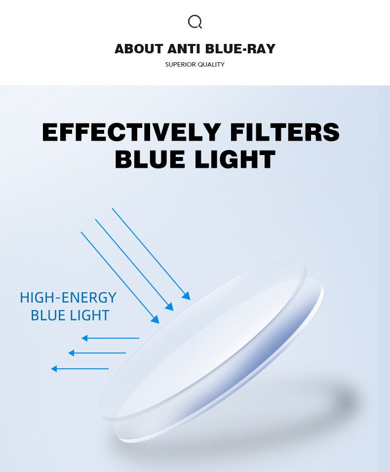 MIZHO Filtering Protect Eyesight Anti Blue Light Glasses Men Ultra light weight Blocking Glare Tony Stark Glasses Frame iron Man