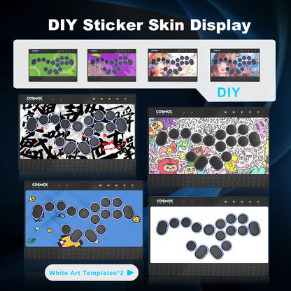 Haute42 Magnetic C16-S Joystick Hitbox Leverless Controller Stickless Arcade Stick Keyboard For PC/PS4/PS5/Switch Fight Sticks