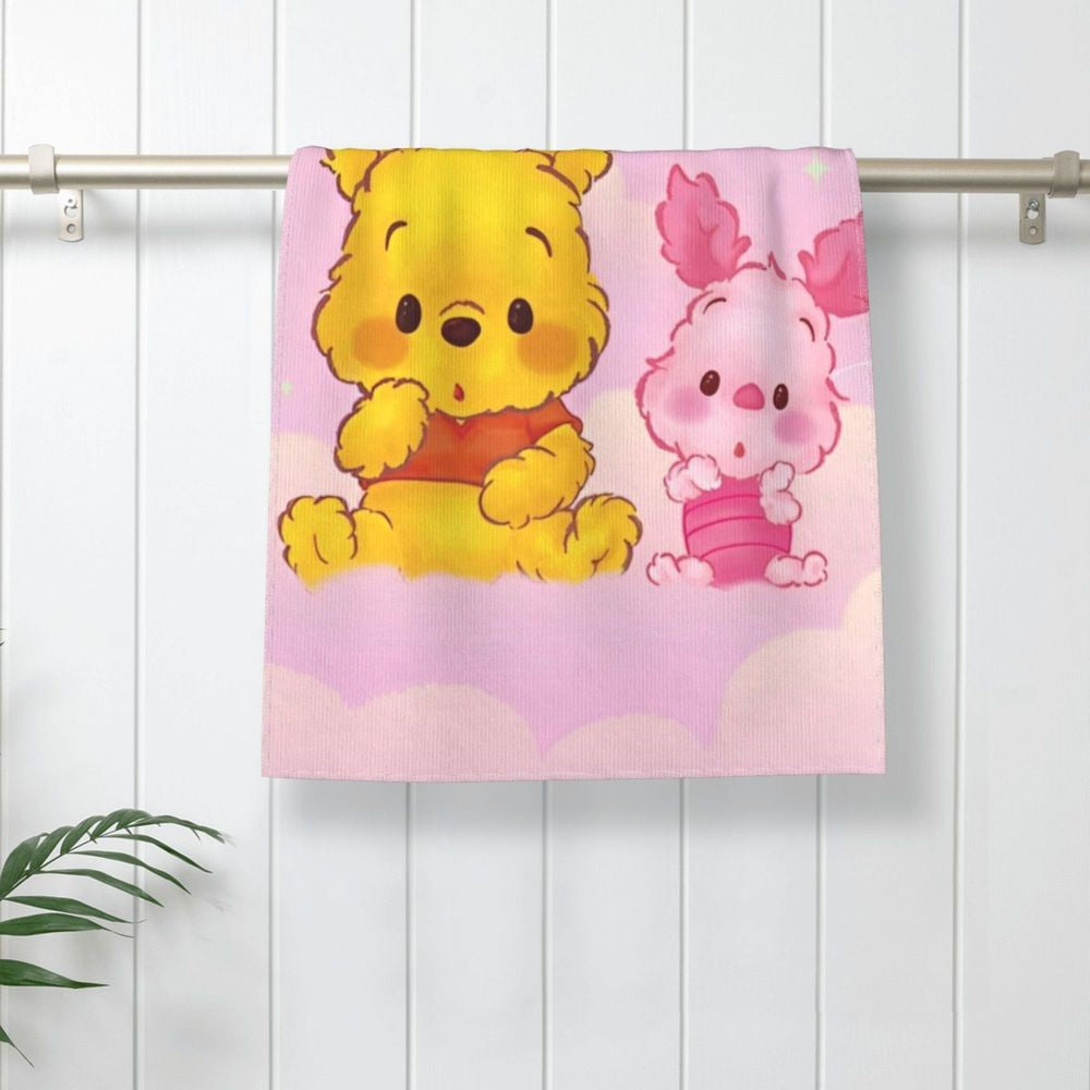Winnie The Pooh Bear Piglet Merch Towel for Beach New Summer Microfiber Shower Towel No Sand Quick-Dry Surf Towels