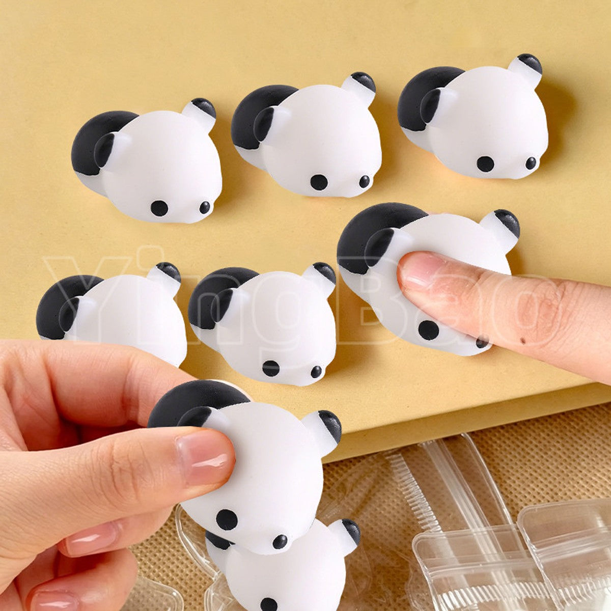 4/5/6PCS Kawaii Squishies Mochi Animal Antistress Toys Stress Relief Ball Relaxing Mood Squeeze Gifts Party Favors for Birthday