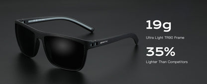 ZENOTTIC Retro Square Polarized Sunglasses Fashion Shade Women Men Ultra light TR90 Frame UV400 Protection Classics Sun Glasses