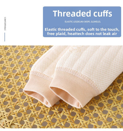 Baby Thermal Pajama Set 3-Layer Cotton Warm Winter Sleepwear Thickened Comfortable Unisex Kids Underwear Boys Girls