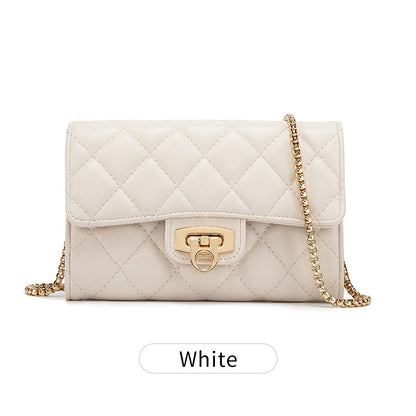 Stylish women's quilted handbag/wallet highquality PU leather crossbody bag casual portable versatile women's clutch