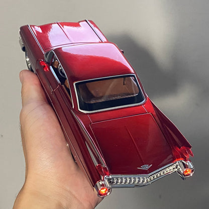 1:24 Cadillac Eldorado Biarritz 1959 Série 62 Liga Diecast Modelo Miniatura Voiture Decoração de Casa Presentes de Natal Para Crianças