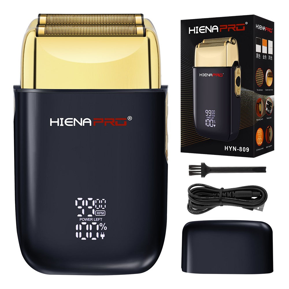 HIENA shaving machine men Electric shaver Hair clipper Rechargeable Metal Housing Pro Electric Shaver For Men Electric home