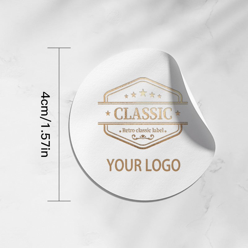 Custom Design Stickers for Personalized Gifts & Events - Upload Your Logo/Photo to Create Unique Labels for Wedding Decor