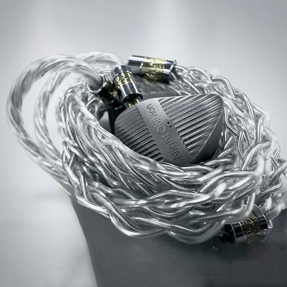 Night Oblivion Uranium 20 Balanced Armature Titanium Hi-Fi Audiophile-Grade Metal IEM In-ear Earphone with Switches