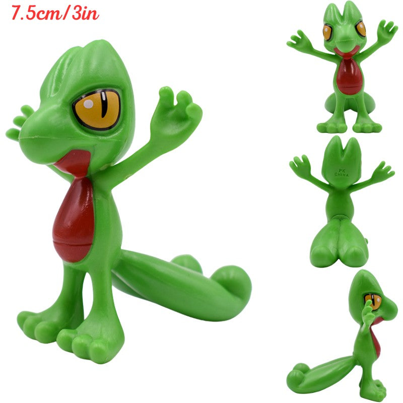 Pokemon Figure Toys Mega Charizard X Y Lugia Dialga Palkia Zekrom PVC Figurine Aggron Treecko Chespin Greninja Model Dolls Gifts