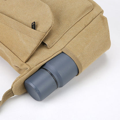 Men's crossbody bag, multi pocket design - large capacity shoulder bag - outdoor essentials, functional storage, city commuters