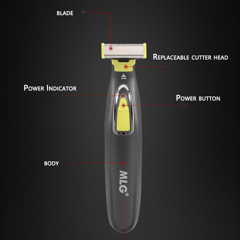 Face & Body Electric Shaver for Men Washable Beard&Body Trimmer Wet Dry Ball Electric Razor Face Shaving Machine Rechargeable