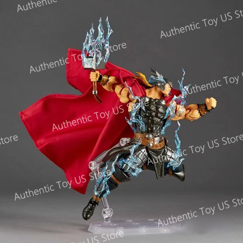 AC Toys New First Batch Thor Anime Figurine Amazing Yamaguchi Revoltech Kaiyodo Anime Action Figure Collectible Model Gift Toy
