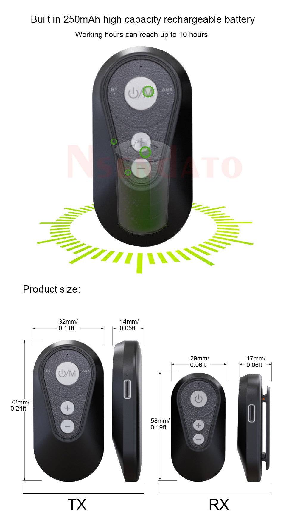 Multipoint Bluetooth-Compatible 5.4 LE Audio Music Auracast Transmitter Receiver Wireless Audio Adapter For Car TV MP3 Speakers