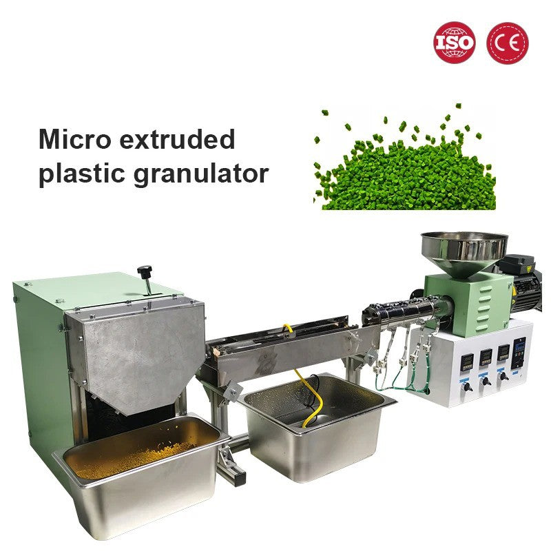SJ35/SJ25/SJ15 Micro Extrusion Granulator Plastic Modification Formula Laborator 3kg/h with Cooler & Spooler System 3D Printing