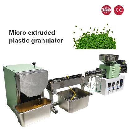 SJ35/SJ25/SJ15 Micro Extrusion Granulator Plastic Modification Formula Laborator 3kg/h with Cooler & Spooler System 3D Printing