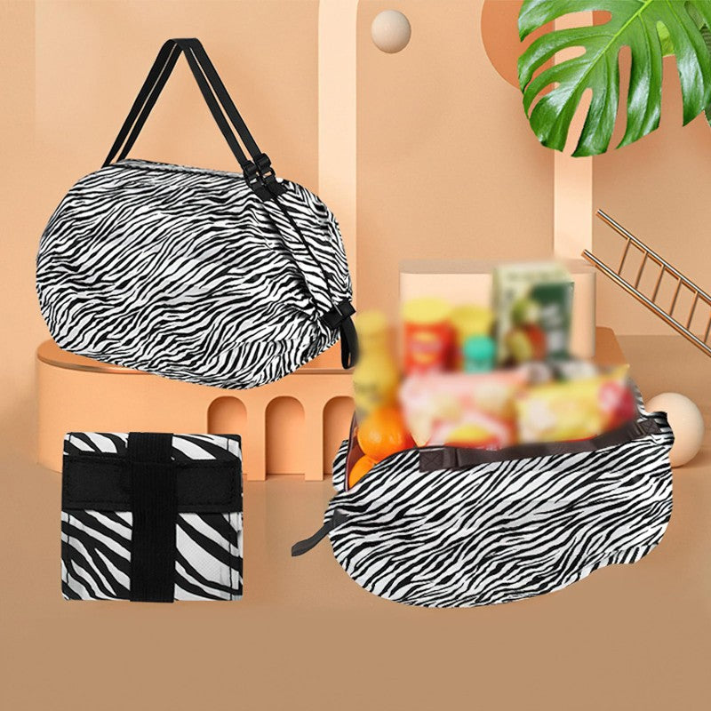 Foldable Shopping Bags Foldable Storage Bag With Handle Portable Travel Camouflage Handbags Large Capacity Nylon Bag