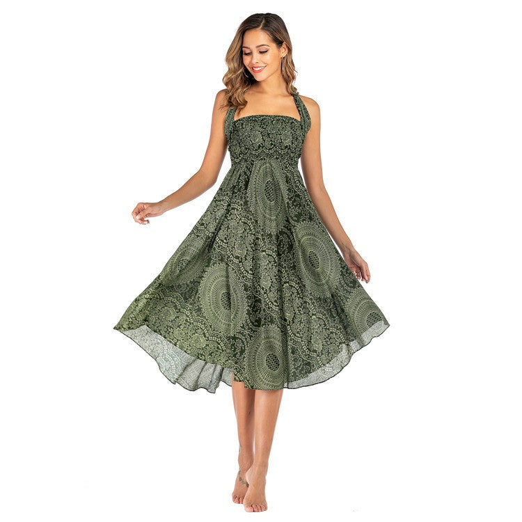 Sexy Summer Long Boho Bottom Women Skirt Vintage Casual Ropa Mujer Faldas Loose Fashion y2k Maxi Skirts Woman Clothing Saia Jupe