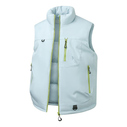 Colete Masculino e Feminino para Pesca ao Ar Livre Casual Corta-Vento Respirável Quente Macio e Confortável para Inverno à Prova de Frio Roupa de Algodão Respirável